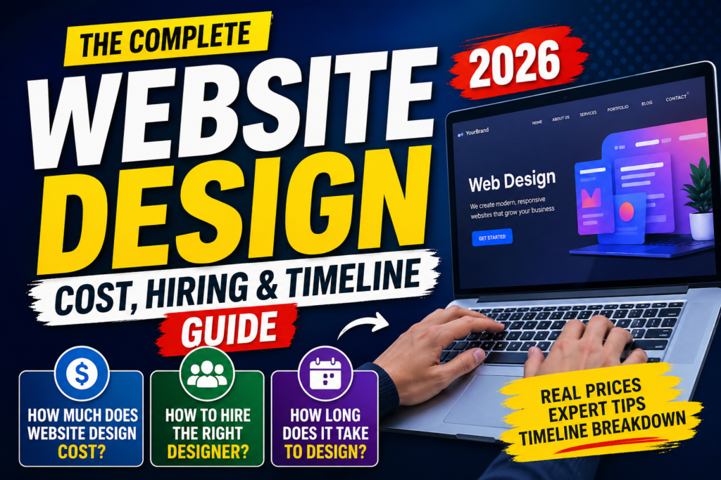 Website Design Cost, Hiring & Timeline Guide (2026)